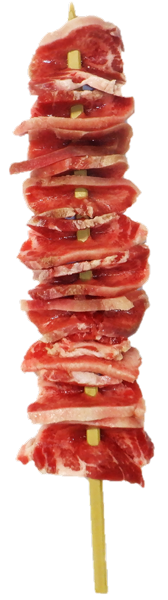 豚タン波うち串36cm