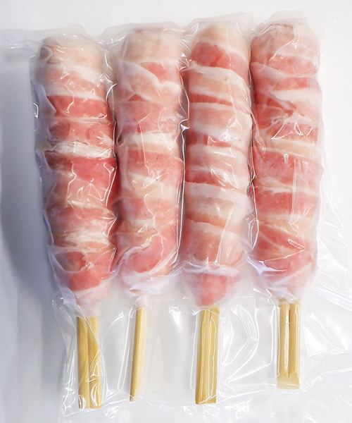 肉巻きおにぎり串4本真空