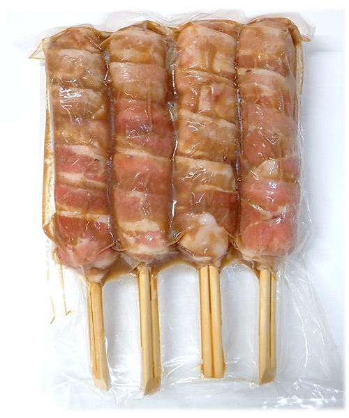 肉巻きおにぎり串4本真空タレ入
